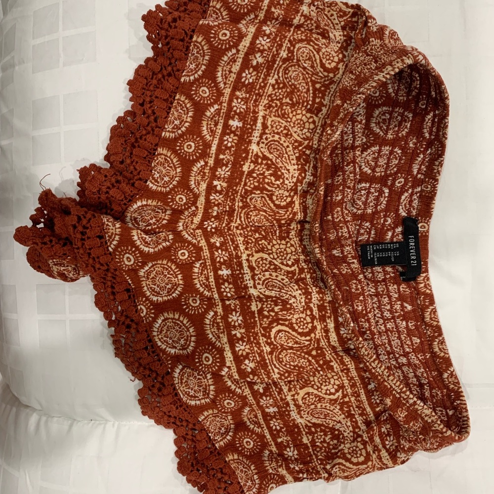 Forever 21, bohemian style, XS shorts